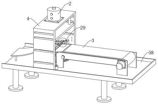 Self-locking integrated claw type residual piece removing and punching device for automobile parts