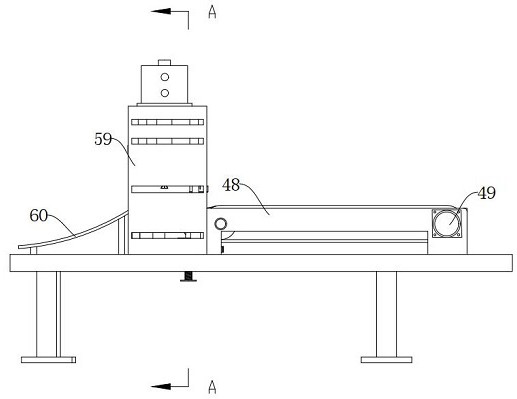 Self-locking integrated claw type residual piece removing and punching device for automobile parts