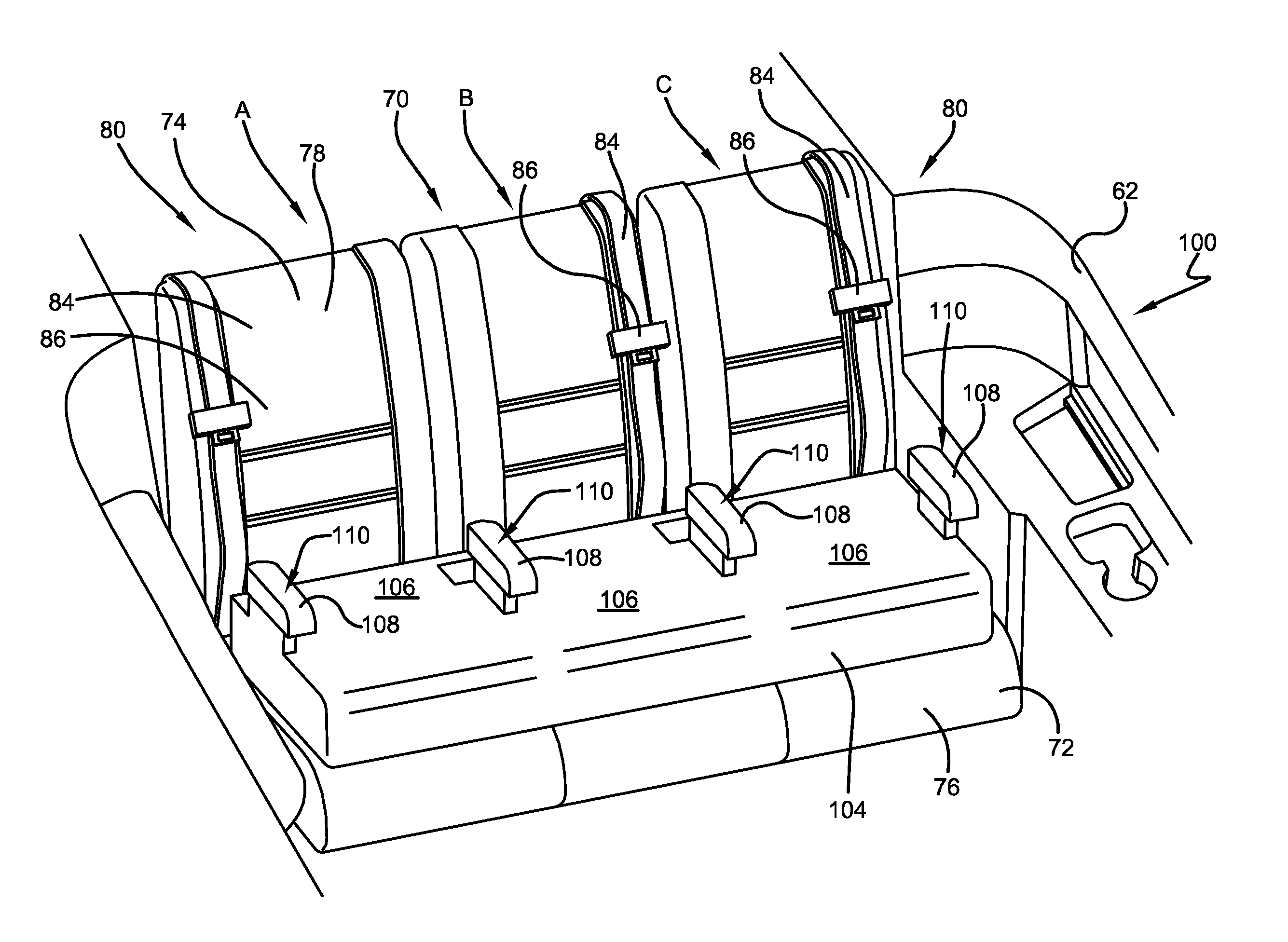 Booster seat assembly