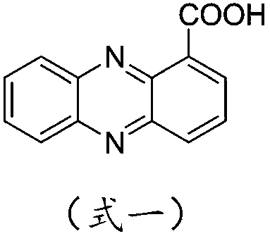 1-phenazinyl(phenyl)(5-pyrimidyl)methanol compound and preparation method and application thereof