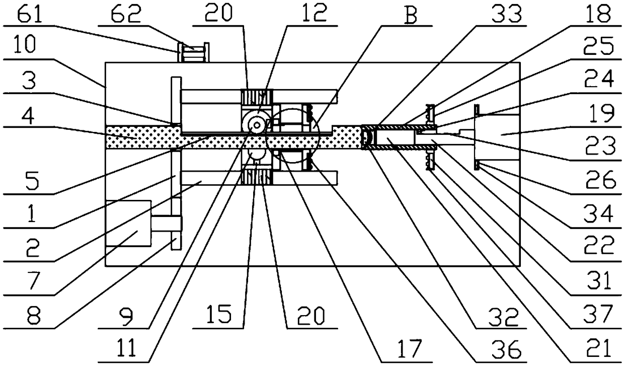 Automatic cleaning and reeling device for fire hose