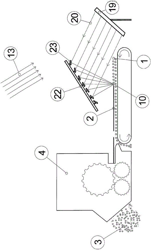 Method and device for producing artificial crushed sand by means of a thermal treatment using sand in the form of fine sand (fS/FSa) and/or round sand as the starting material