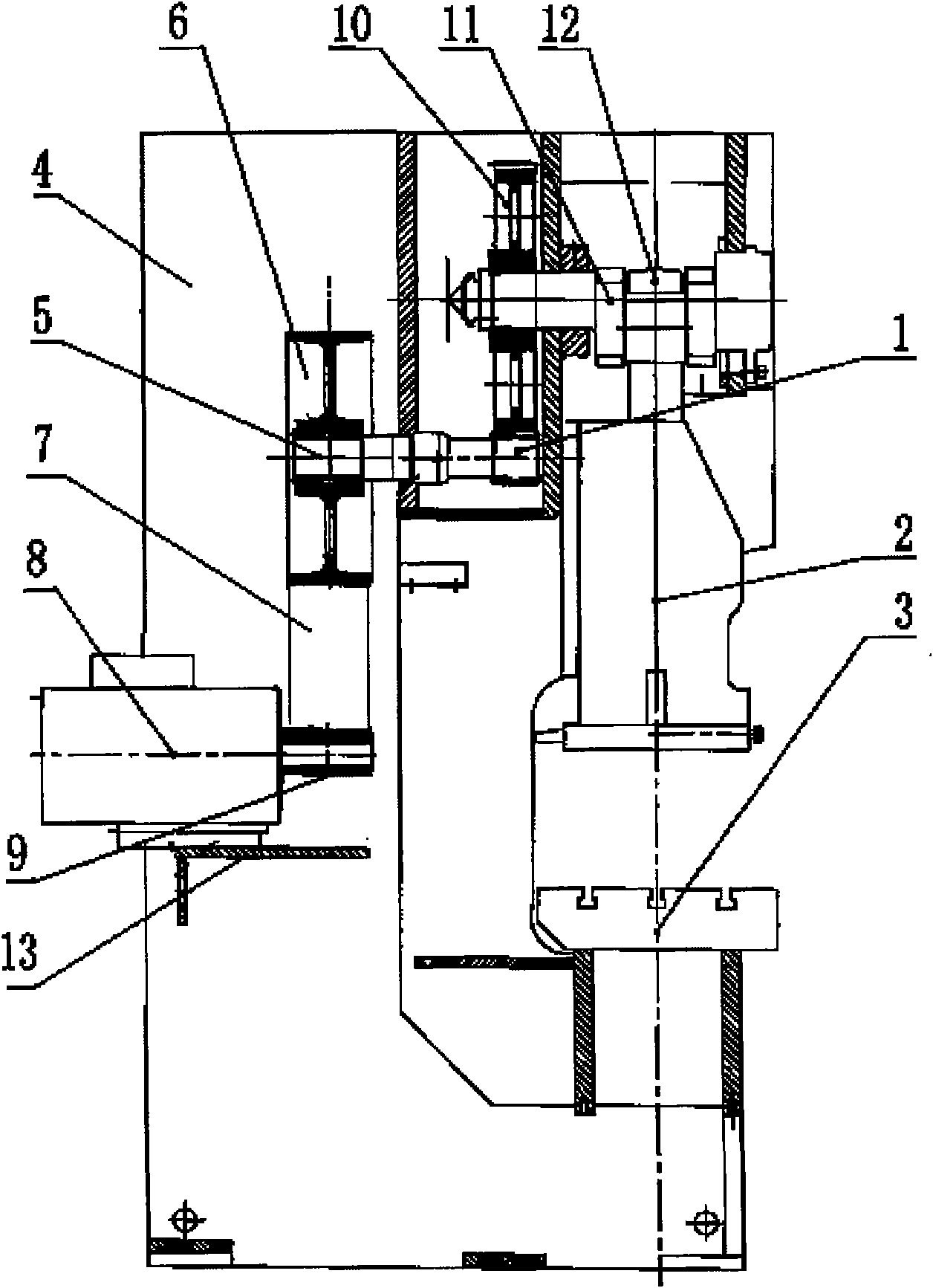 Automatic servo driving press machine