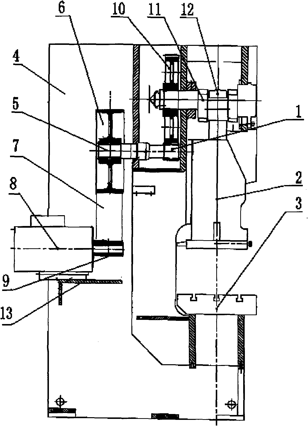 Automatic servo driving press machine