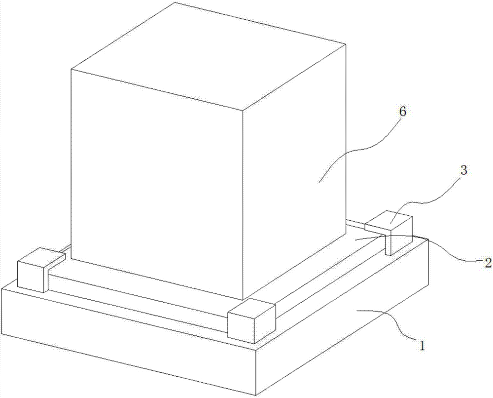 Robot walking balancing device