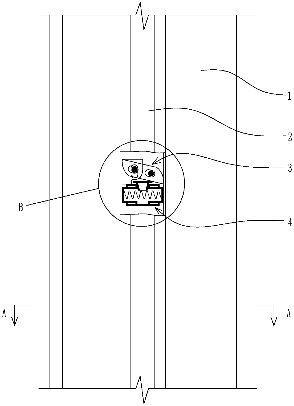 Smart integrated rod expansion groove anti-fall off components