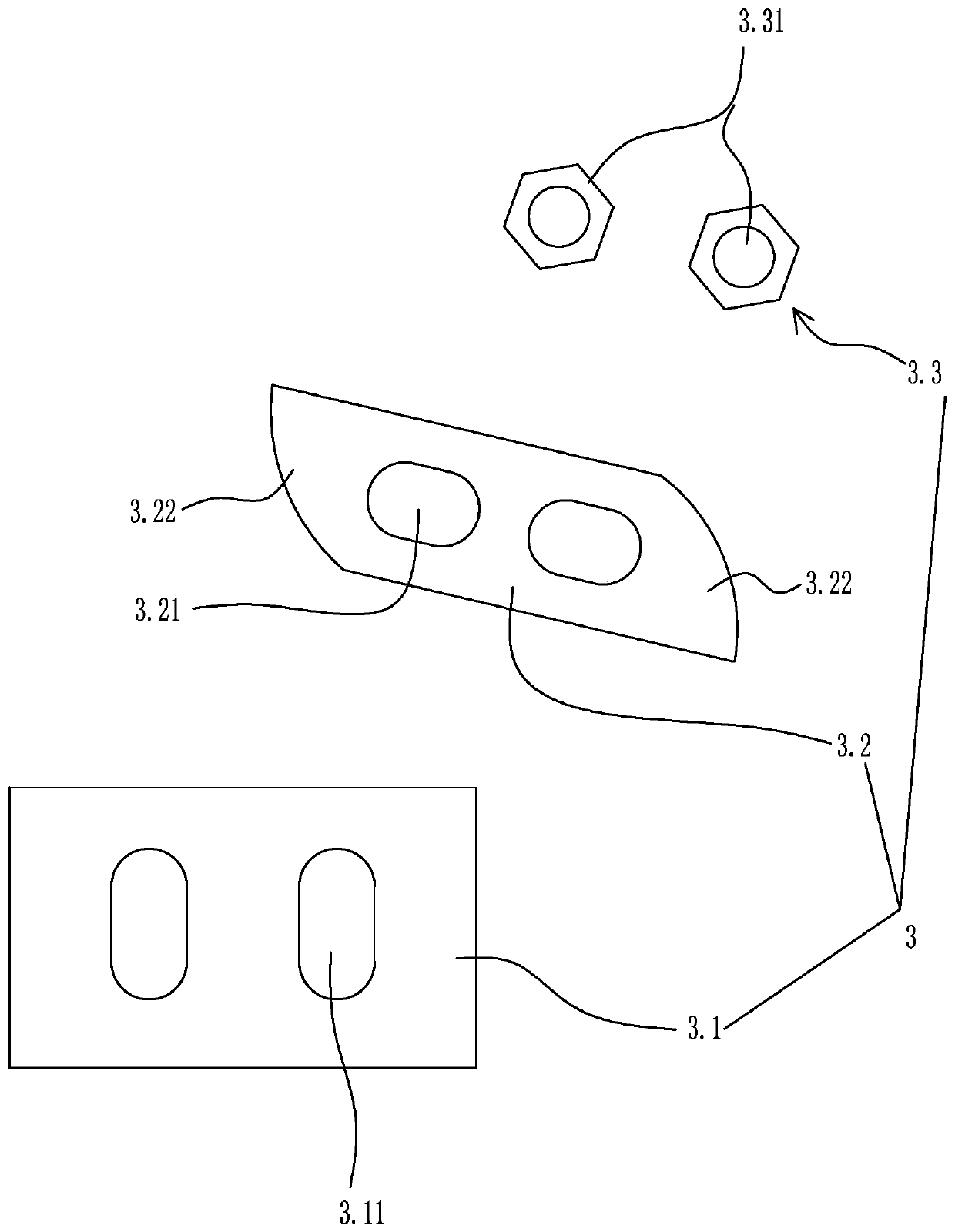 Smart integrated rod expansion groove anti-fall off components