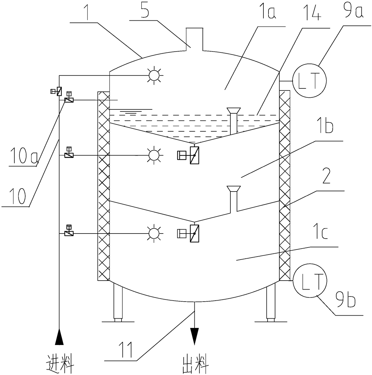 Liquid material heat-preservation device and application thereof