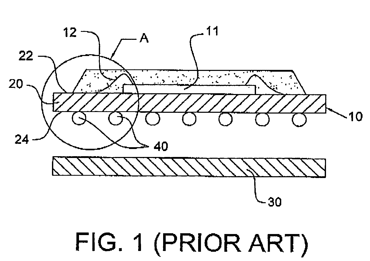 Ball grid array package and method thereof