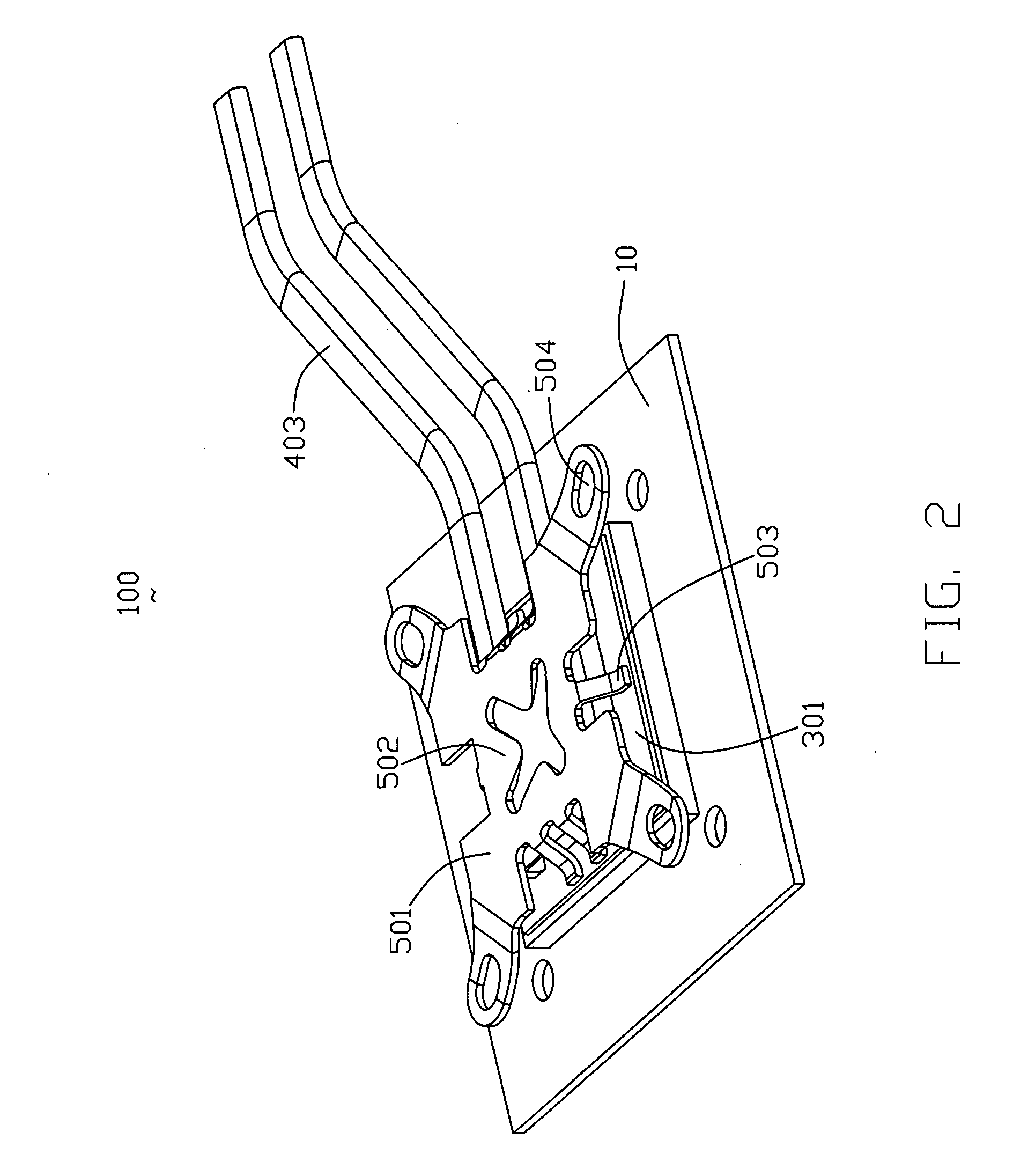 Electrical connector with clip mechanism