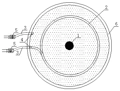 Method and device for sand liquefaction and water supply in pile-soil interaction shaking table test