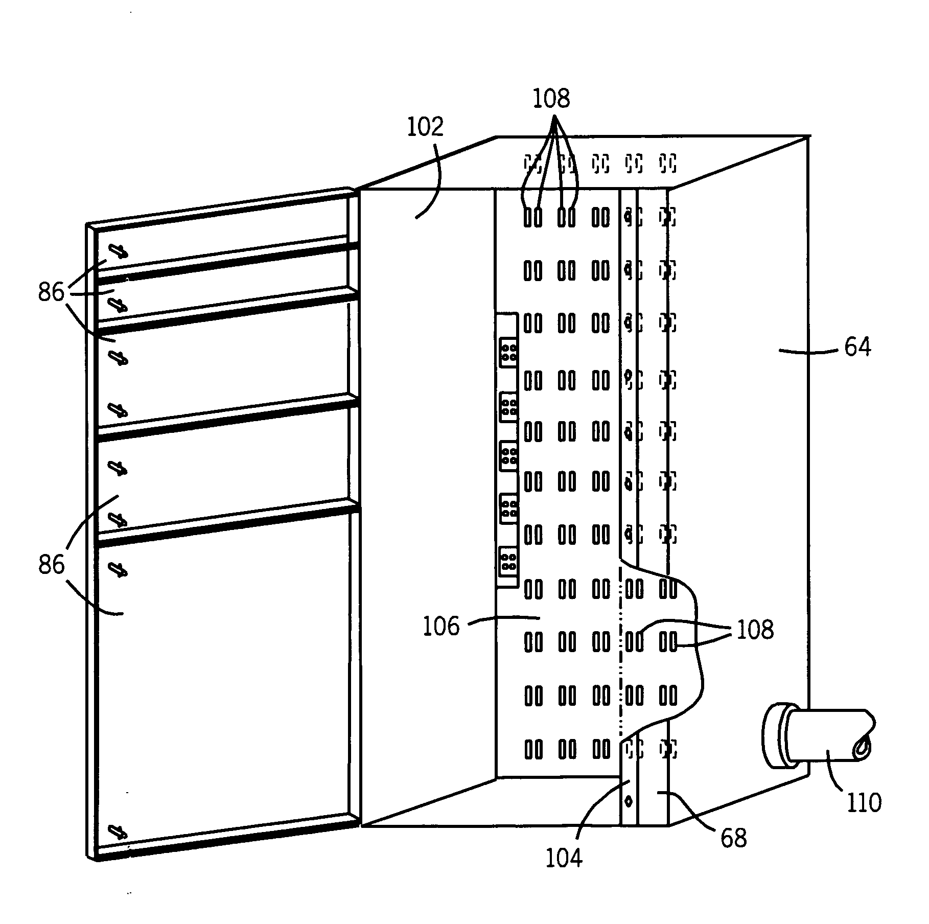 Motor control center with power and data distribution bus