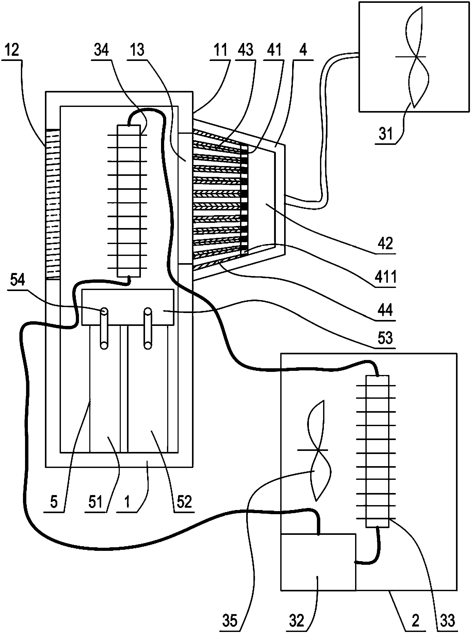 Air water producing machine