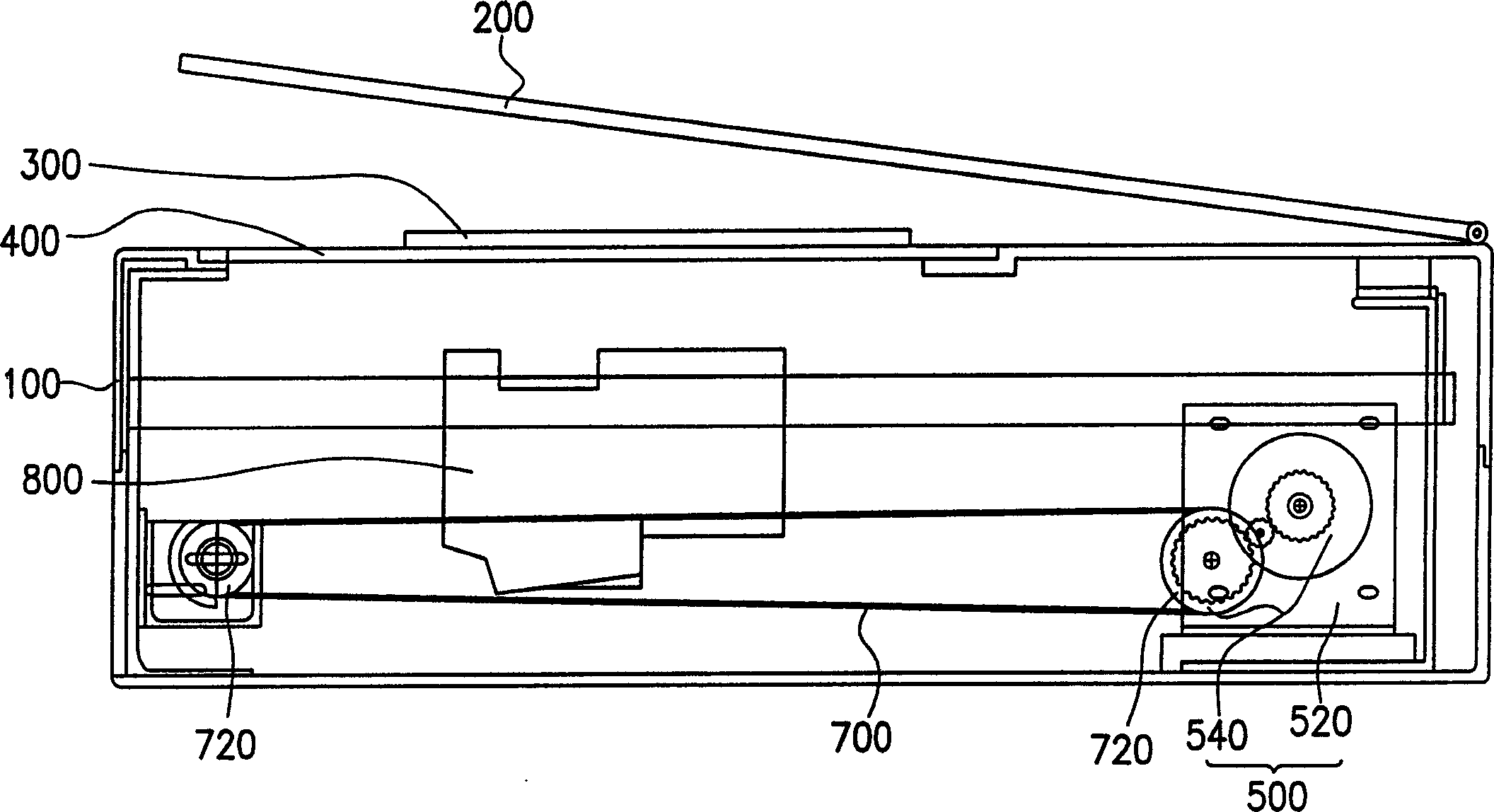 Belt tension adjusting apparatus and optical scanner using same