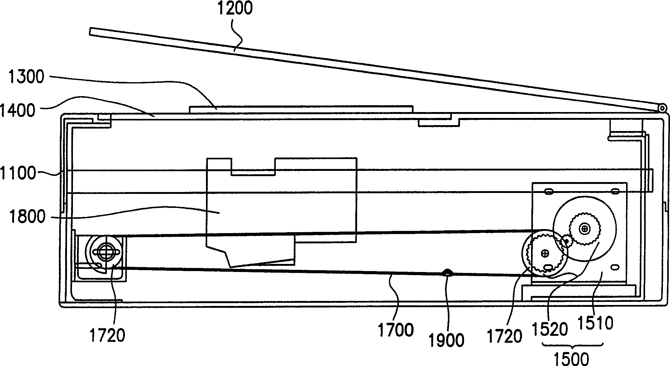 Belt tension adjusting apparatus and optical scanner using same