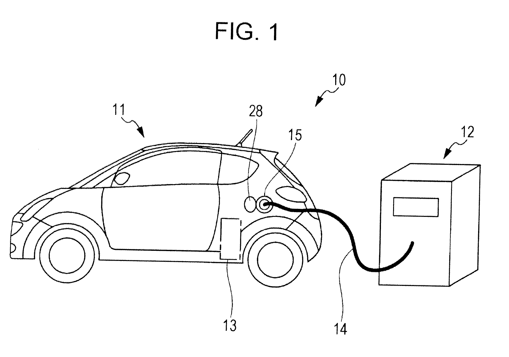 Electric charging system and electric vehicle