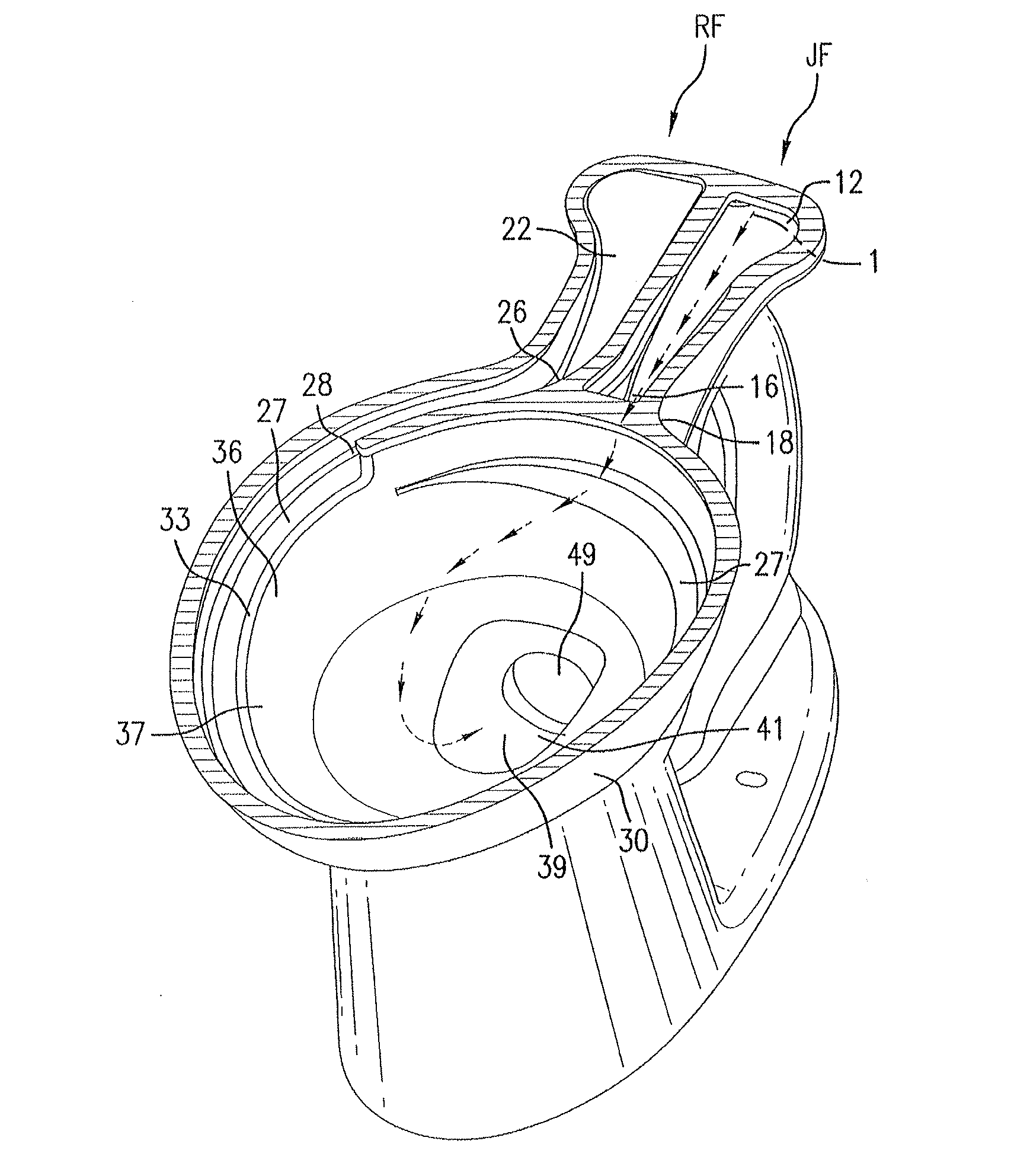 Primed Jet Toilet