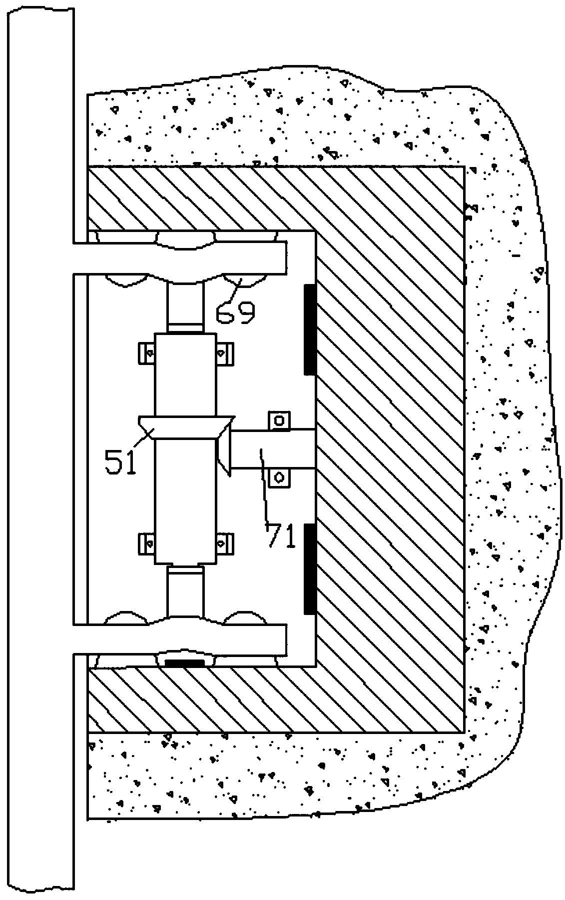 An installation structure of a decorative panel