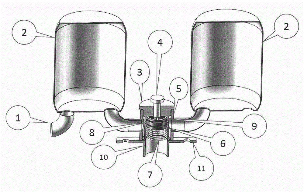 Piston-energy-storage toilet water flushing device