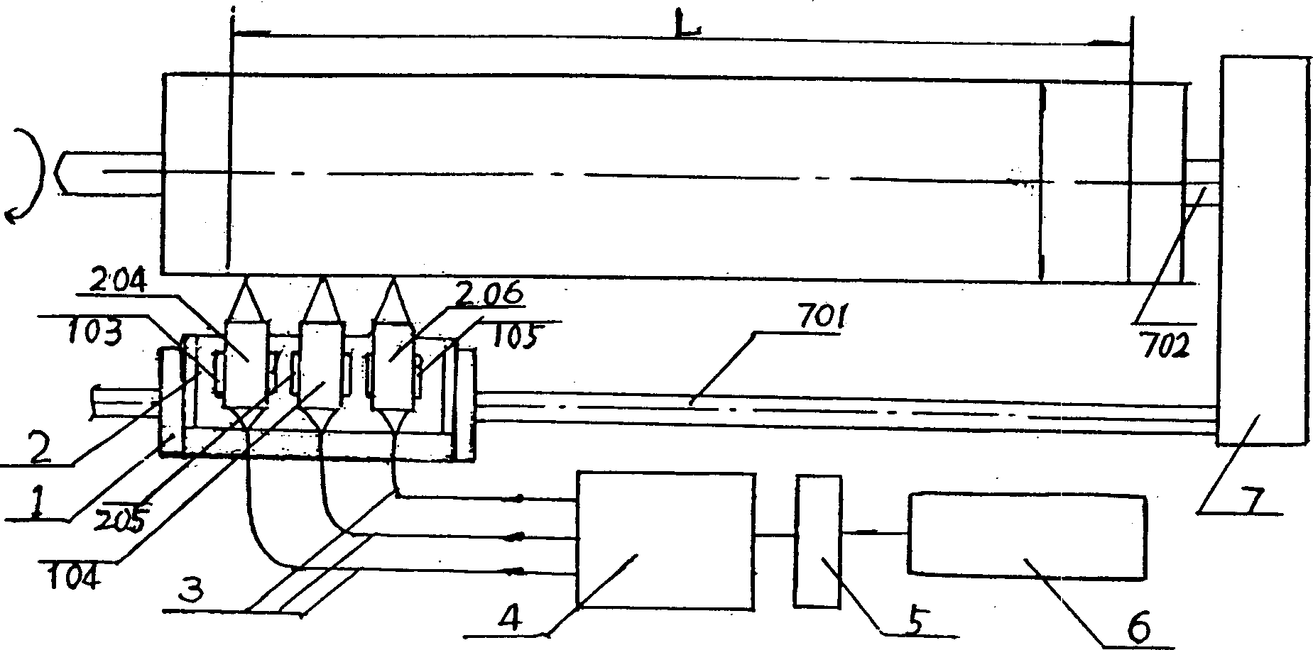 Laser roughening machine by laser focusing head array