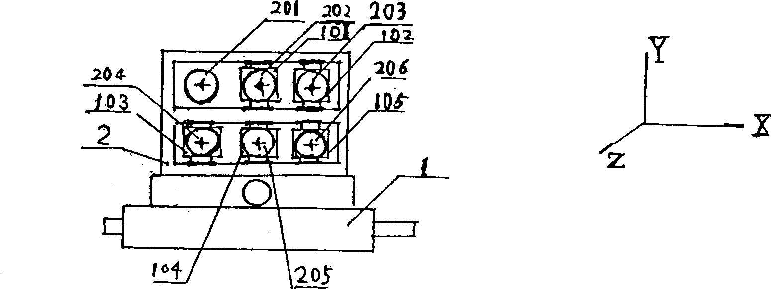 Laser roughening machine by laser focusing head array