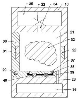 Non-contact type self-cleaning oral medicine applying equipment