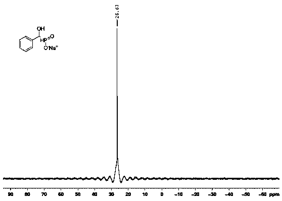 Preparation method of organic phosphine flame retardant 1-hydroxyl phosphate