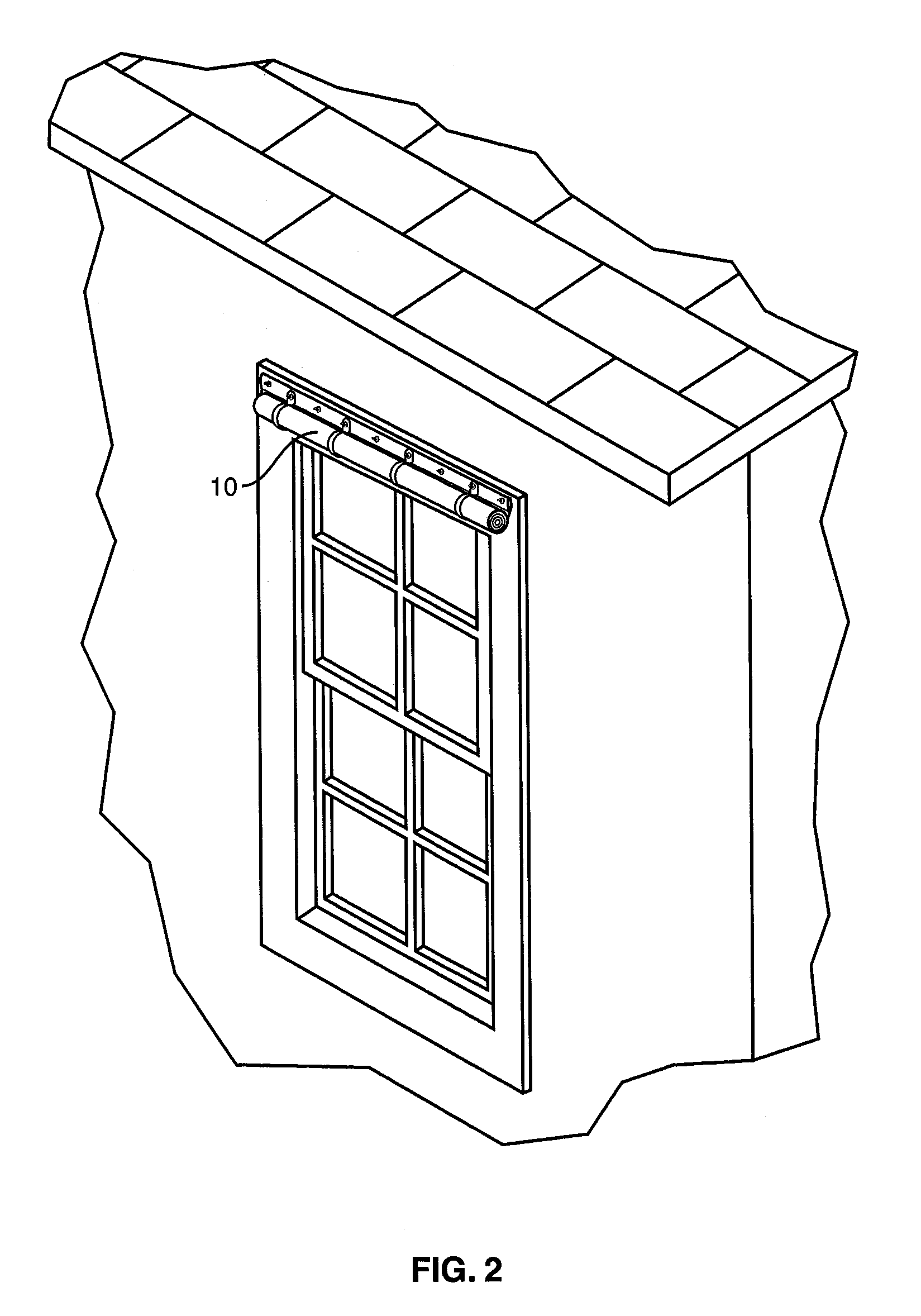 Storm panel for protecting windows and doors during high winds