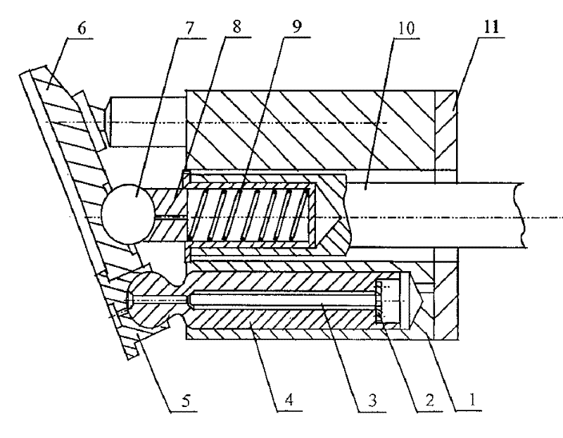 Low-noise hydraulic planger pump with energy accumulator