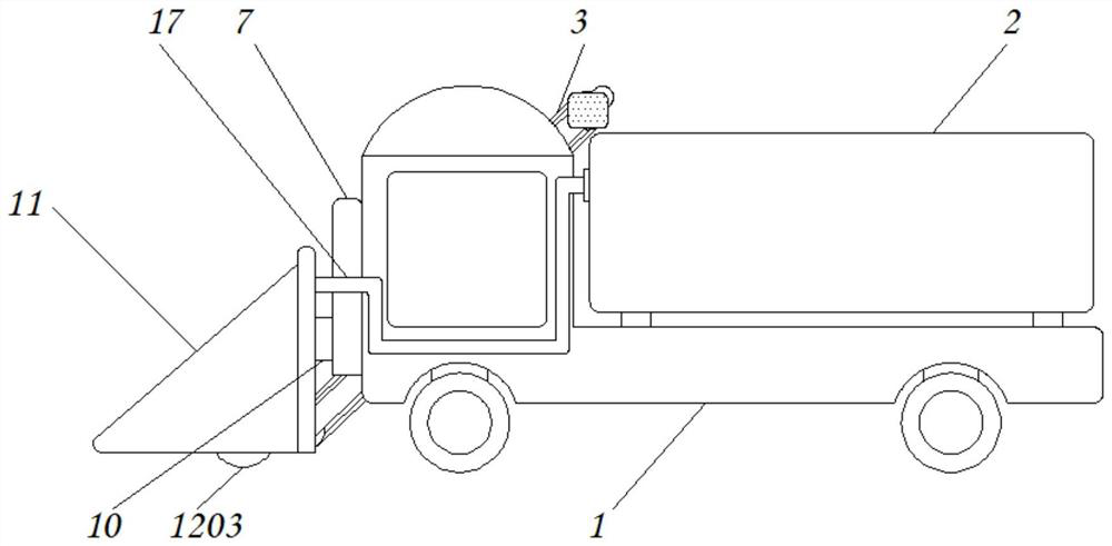 Rail foreign matter removing maintenance device based on railway track maintenance