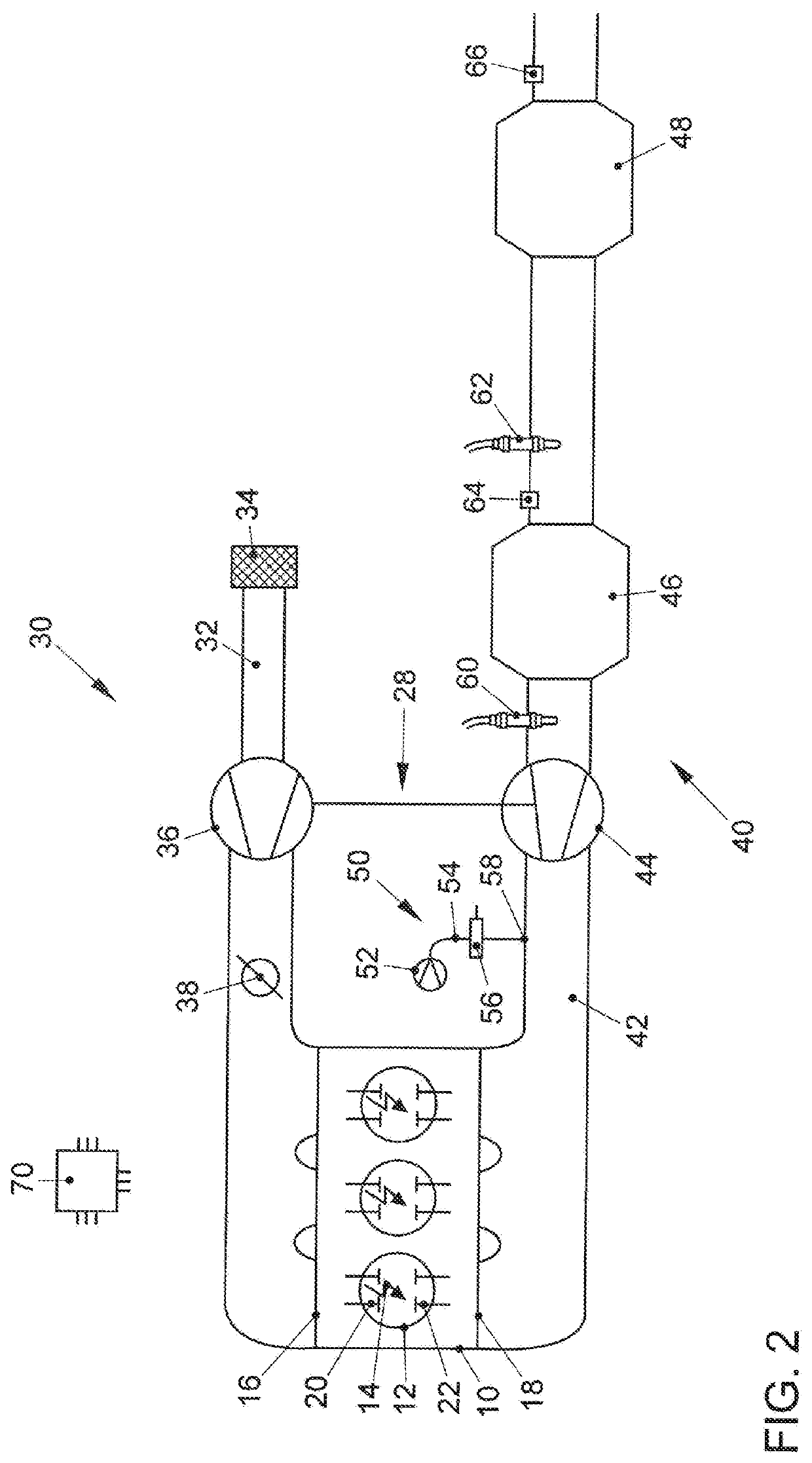 Method and device for the exhaust aftertreatment of an internal combustion engine