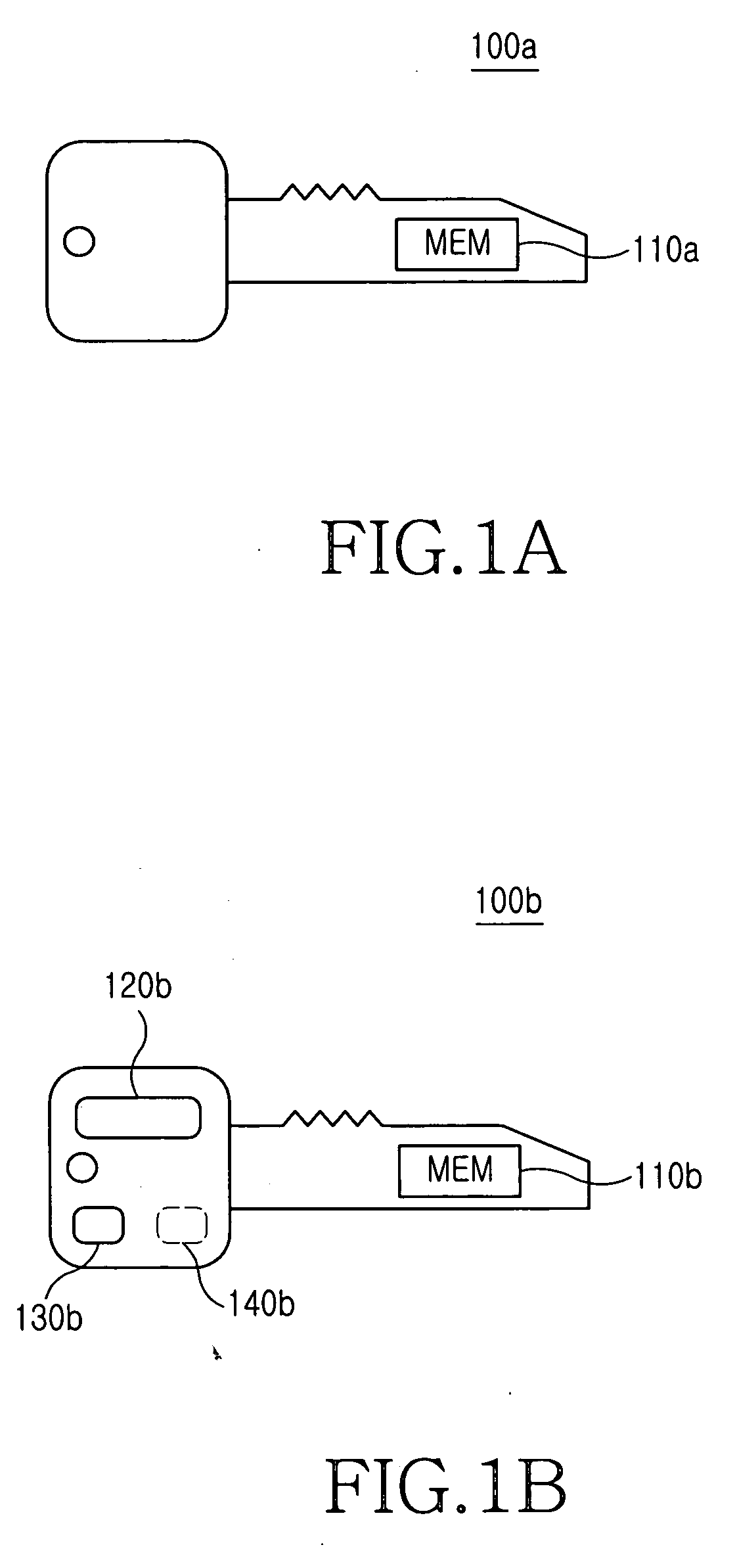 Vehicle key having memory and vehicle control method using the same