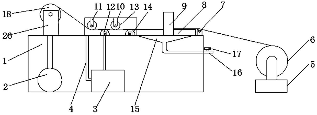 Garment cloth drying device