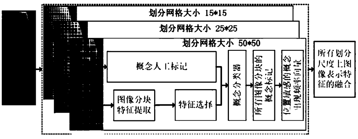 Image classification method for chronic venous disease based on multi-scale semantic features