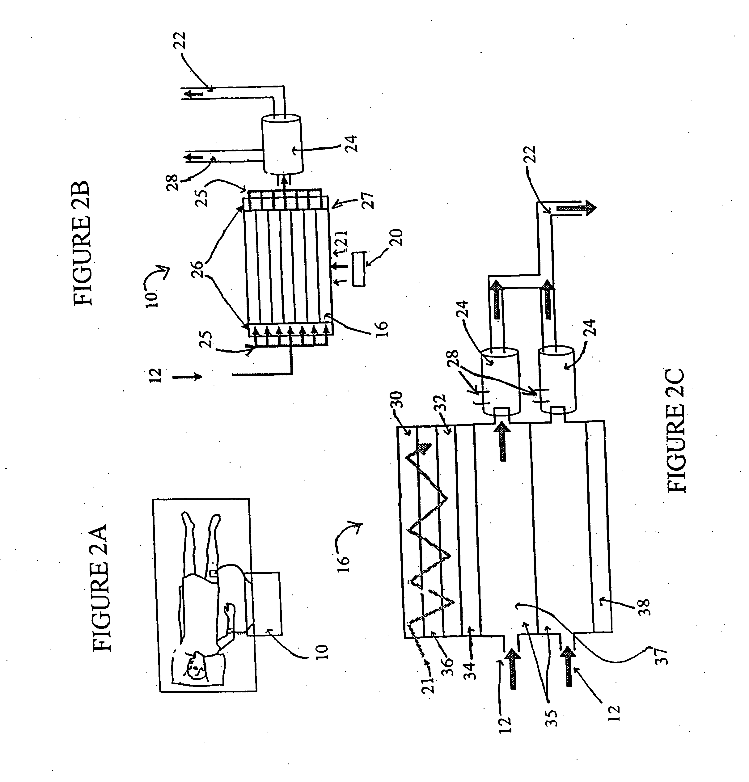 Photolytic cell for providing physiological gas exchange