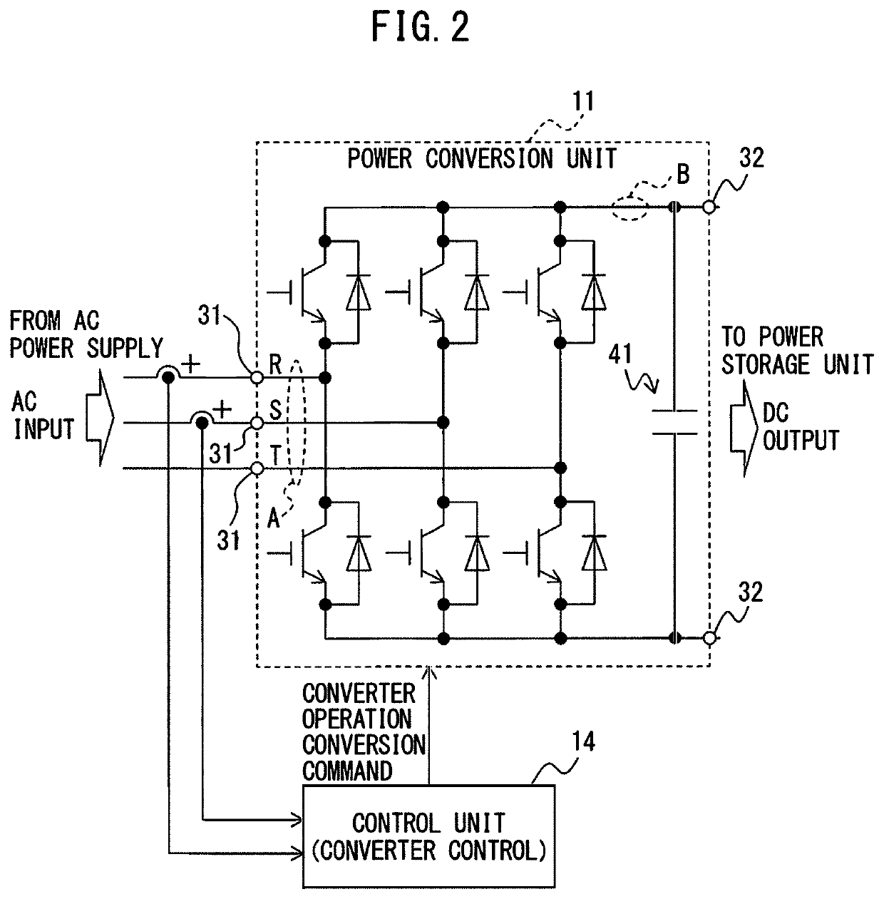 Motor drive device including power storage unit, and motor drive system