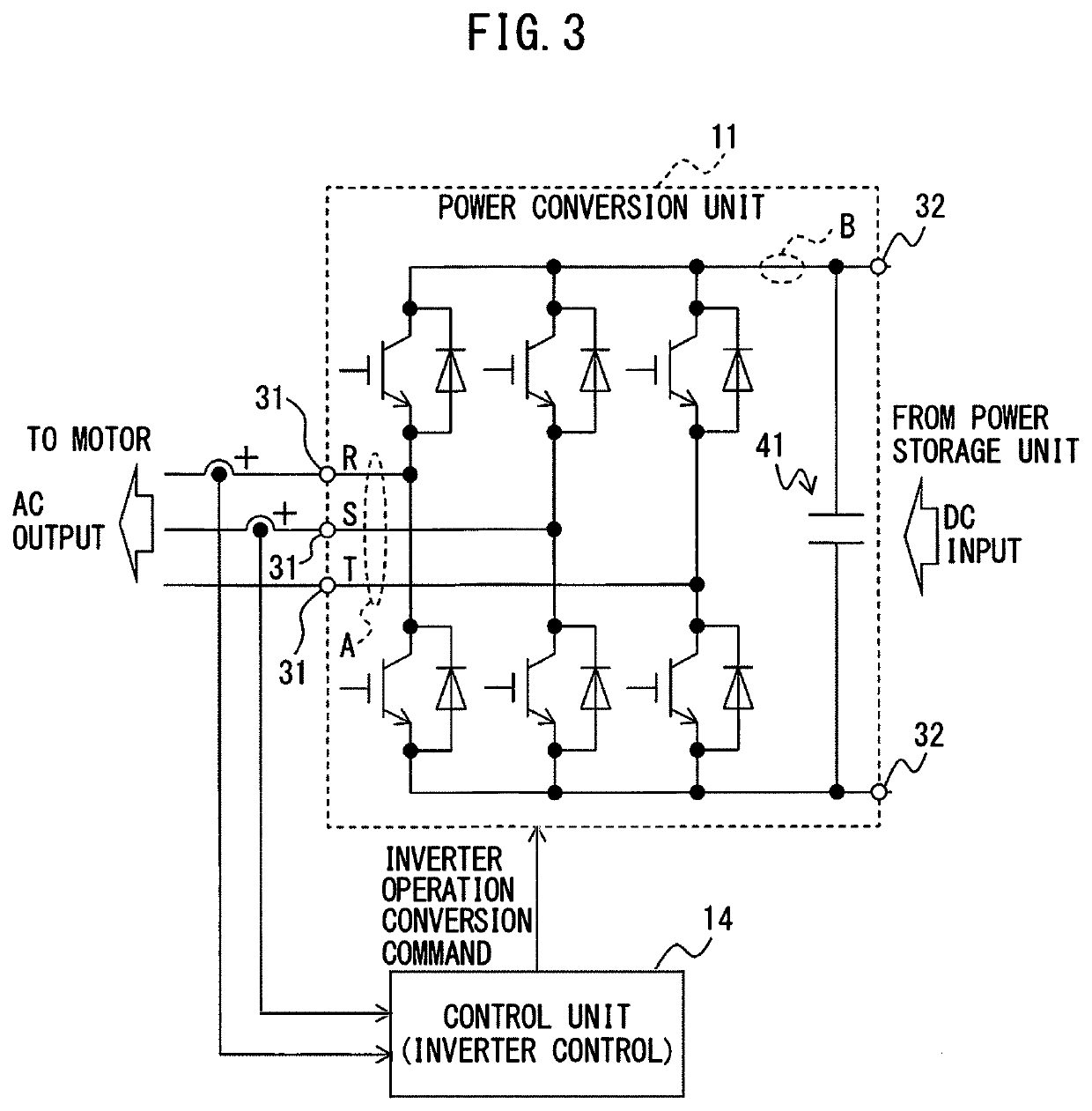 Motor drive device including power storage unit, and motor drive system