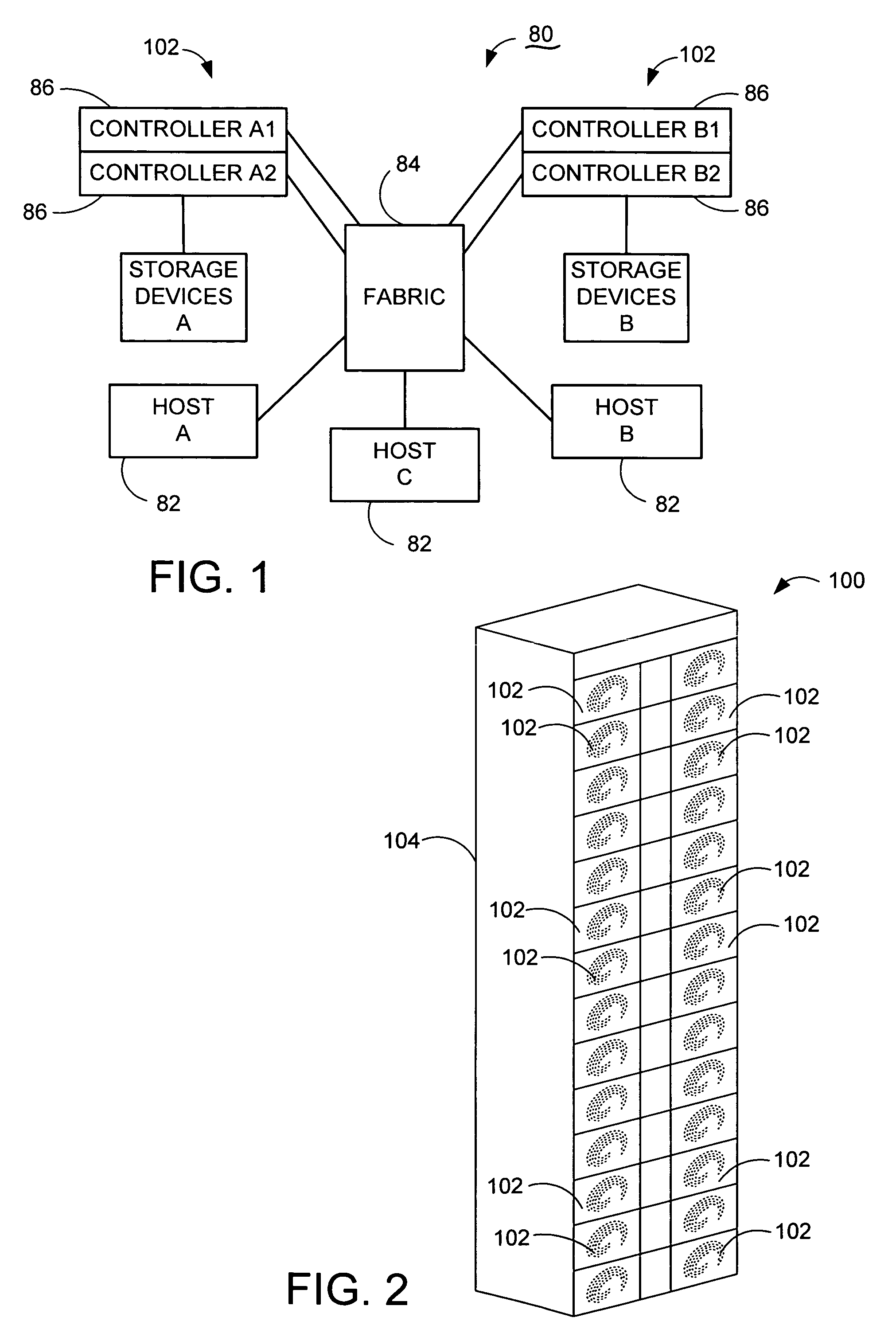 High speed and high capacity data storage array