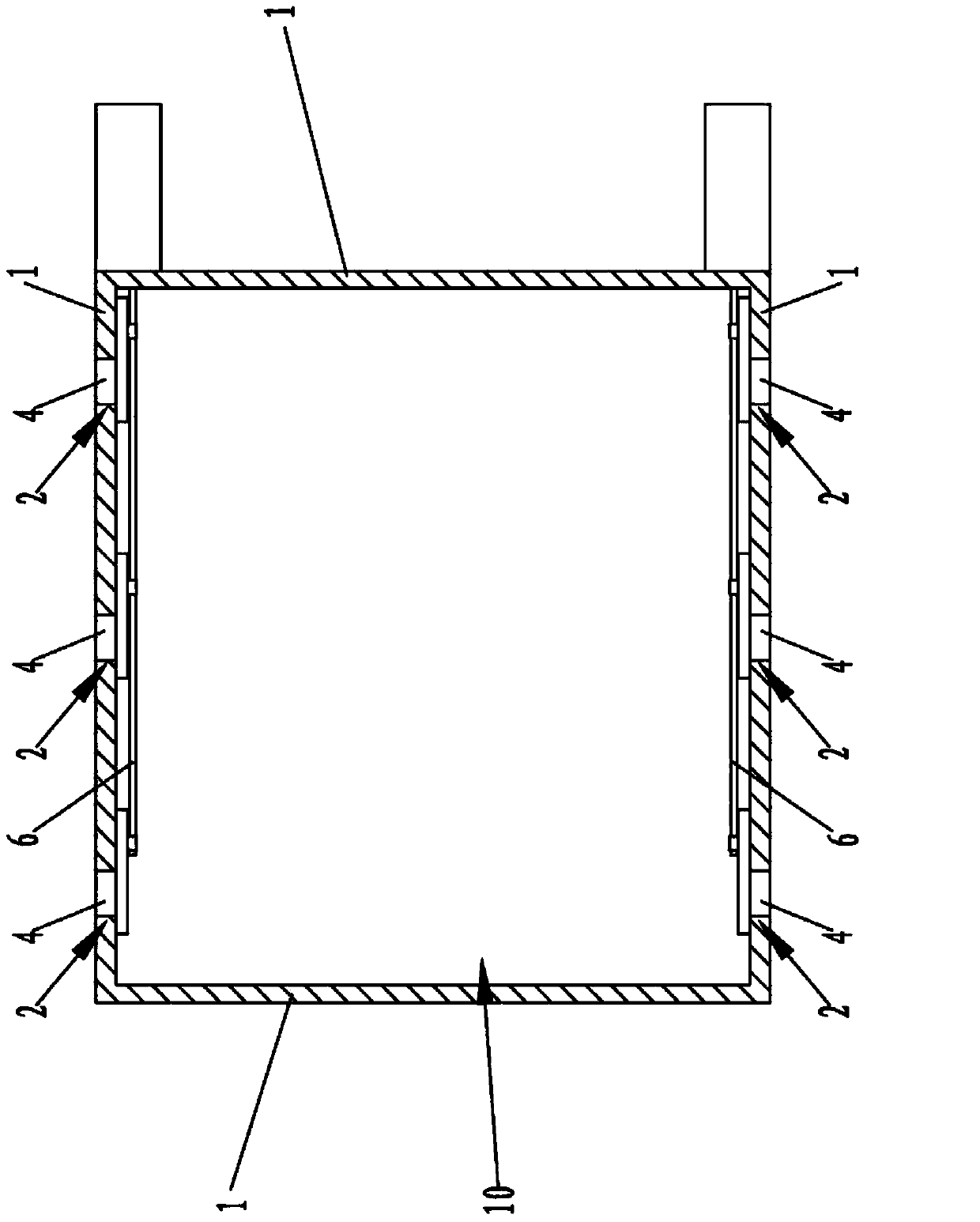 Vacuum reaction chamber and vacuum processing equipment