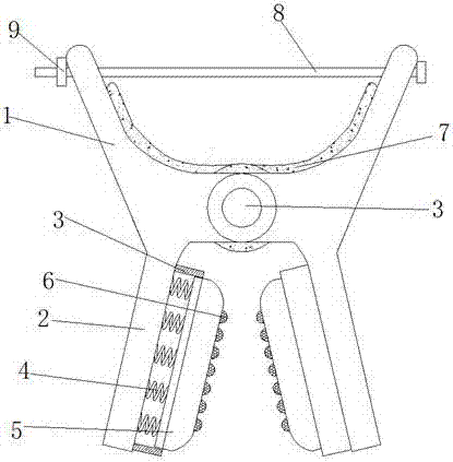 Multifunction massage device for old people