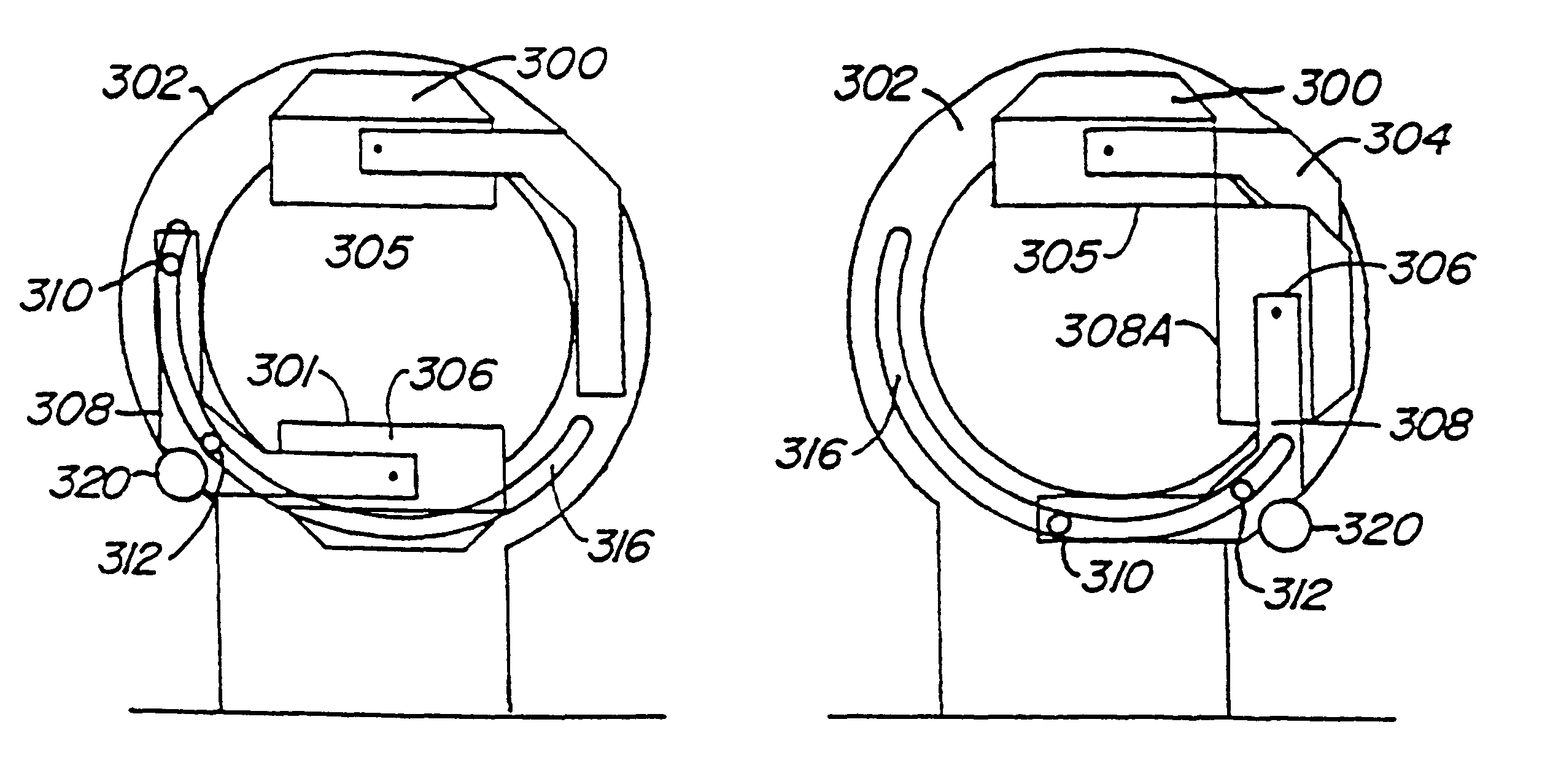 Adjustable dual-detector image data acquisition system