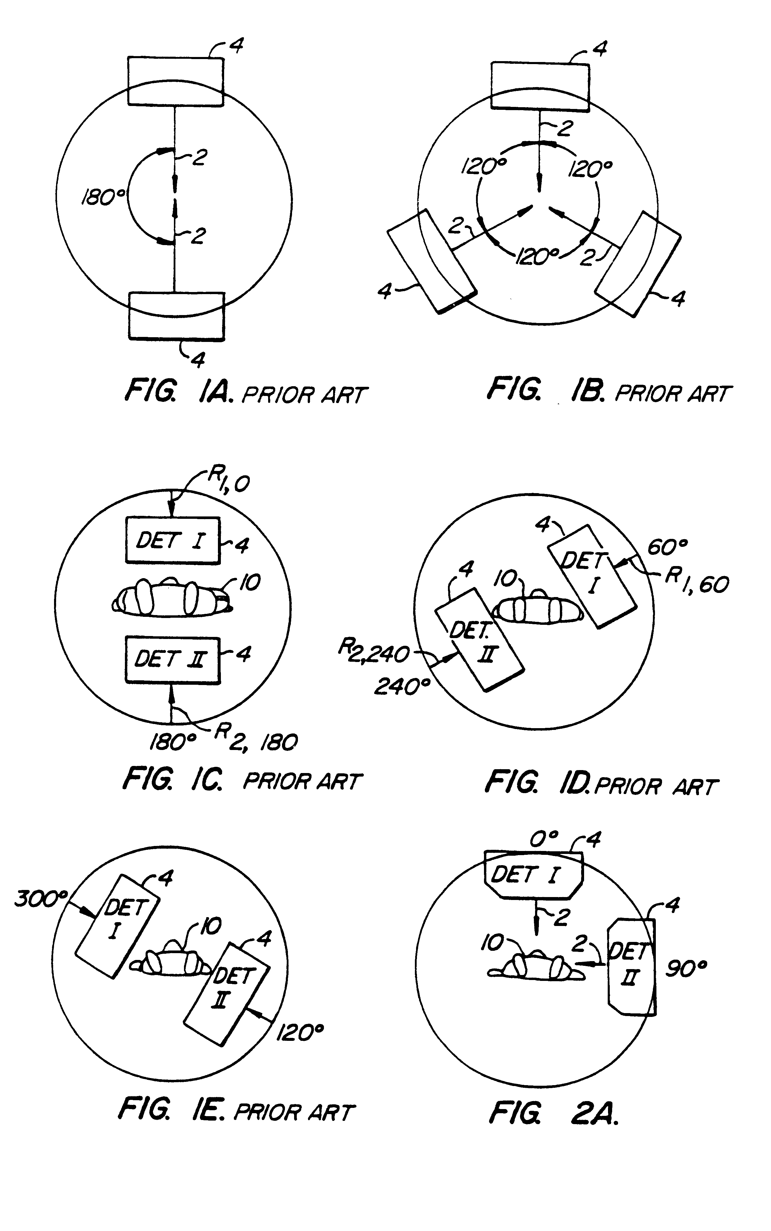 Adjustable dual-detector image data acquisition system