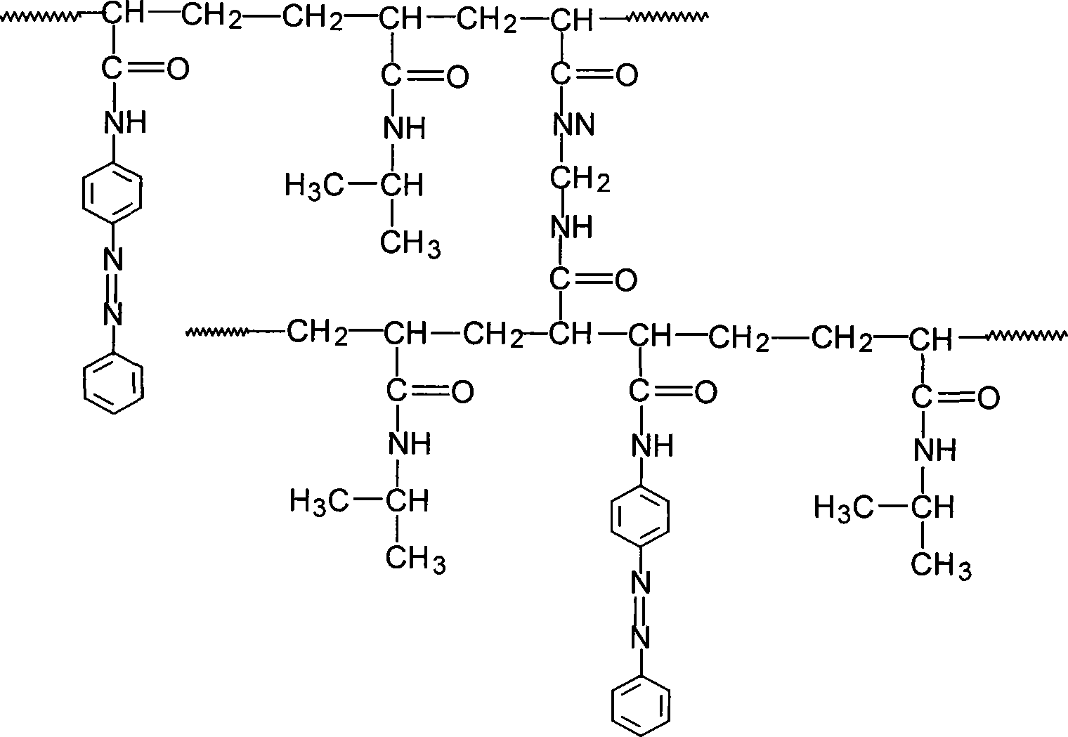 Ultraviolet radiation-temperature response type macromolecule hydrogel