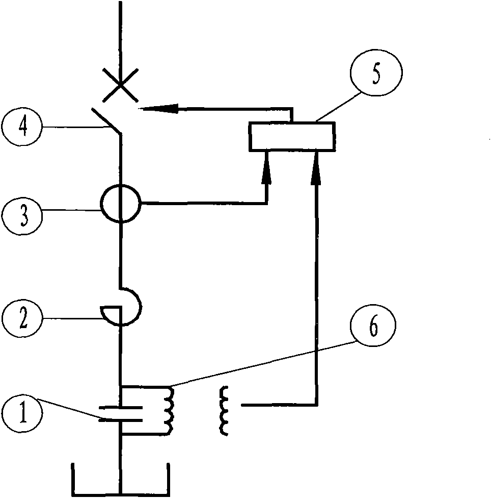 Device for capacitor bank protection and state monitoring and method thereof