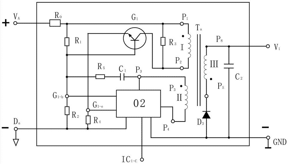 A contactor energy-saving anti-shaking controller circuit