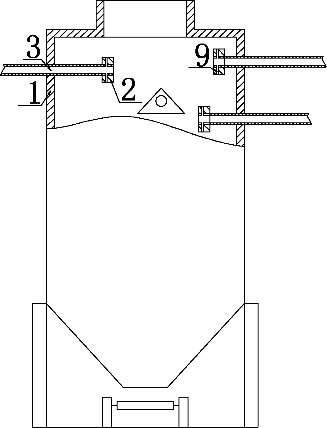 Vertical biochemical reaction device