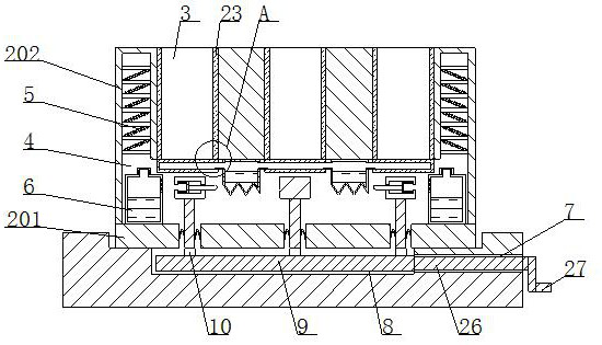 Neodymium iron boron pressed blank isostatic pressing die body