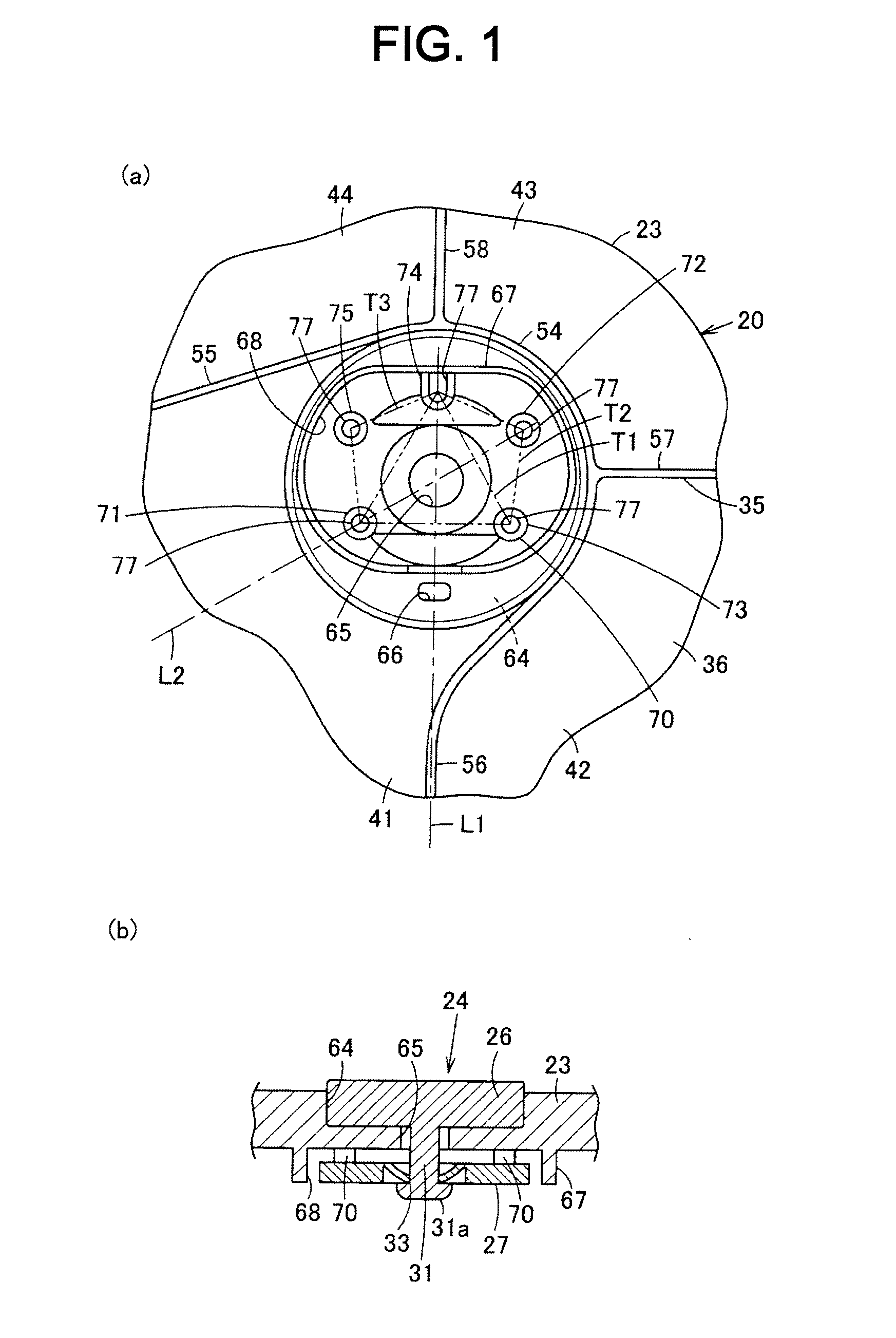 Cover member of airbag device