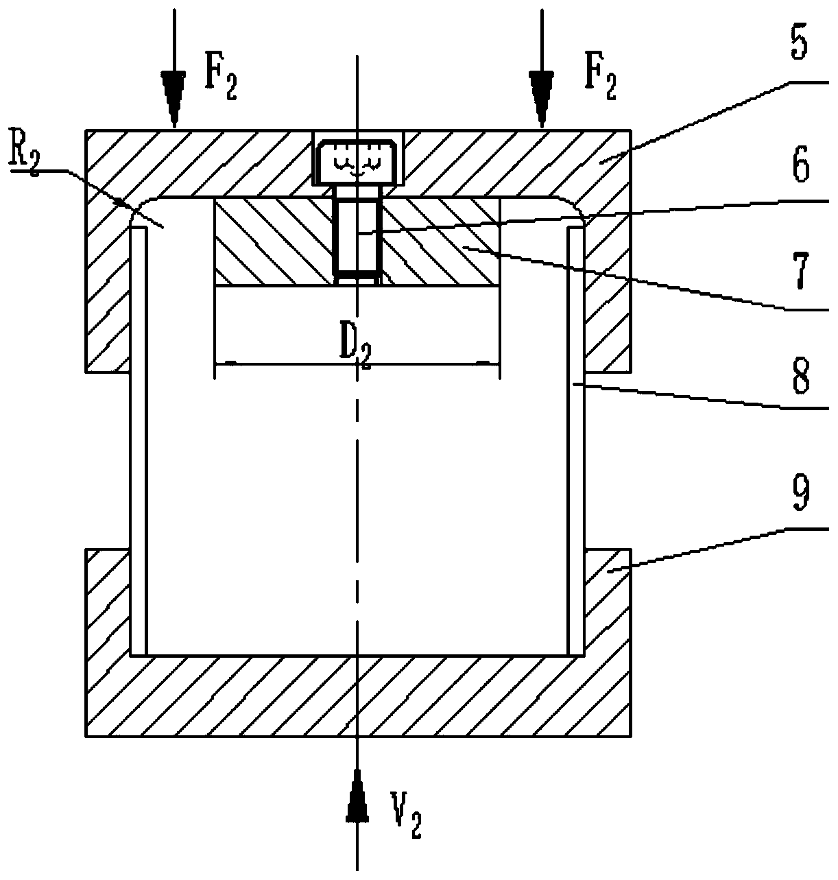 Method and device for realizing connection of pipe and plate by utilizing plastic deformation of pipe