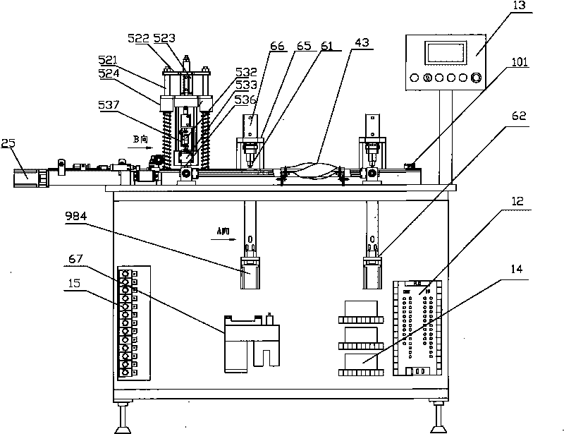 Full-automatic miniature bearing greasing gland method and device thereof